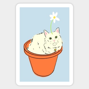 Flower cat Sticker